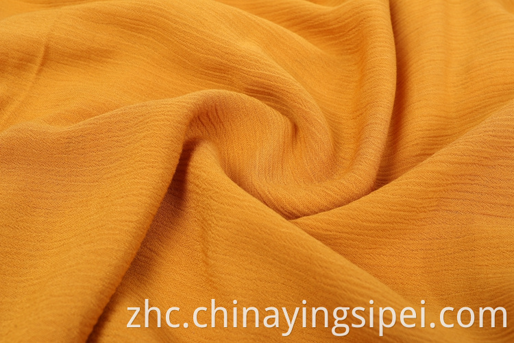 Most popular woven crinkle rayon dyed fabrics
